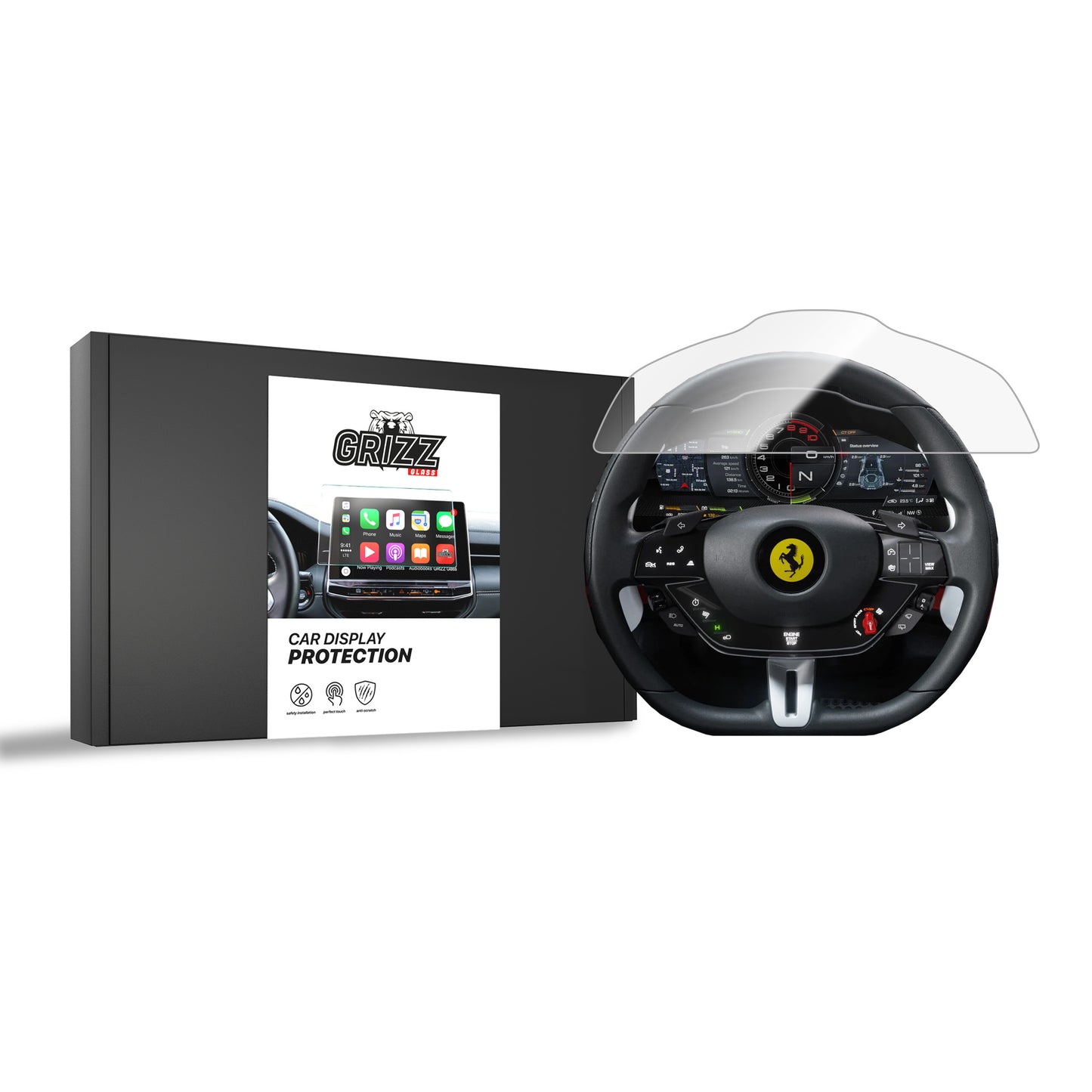 Ceramic screen film Ferrari SF90 Stradale (2020-2025) Grizz