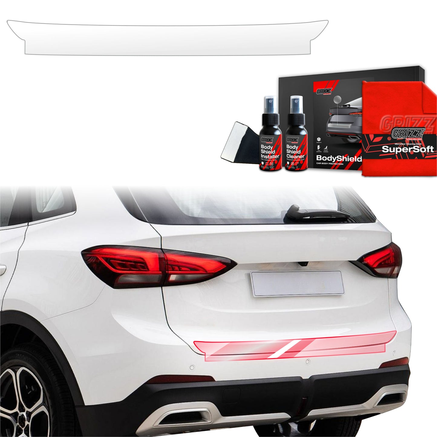 Protective film for trunk threshold for MG ZS Hybrid+ (2024-2025)