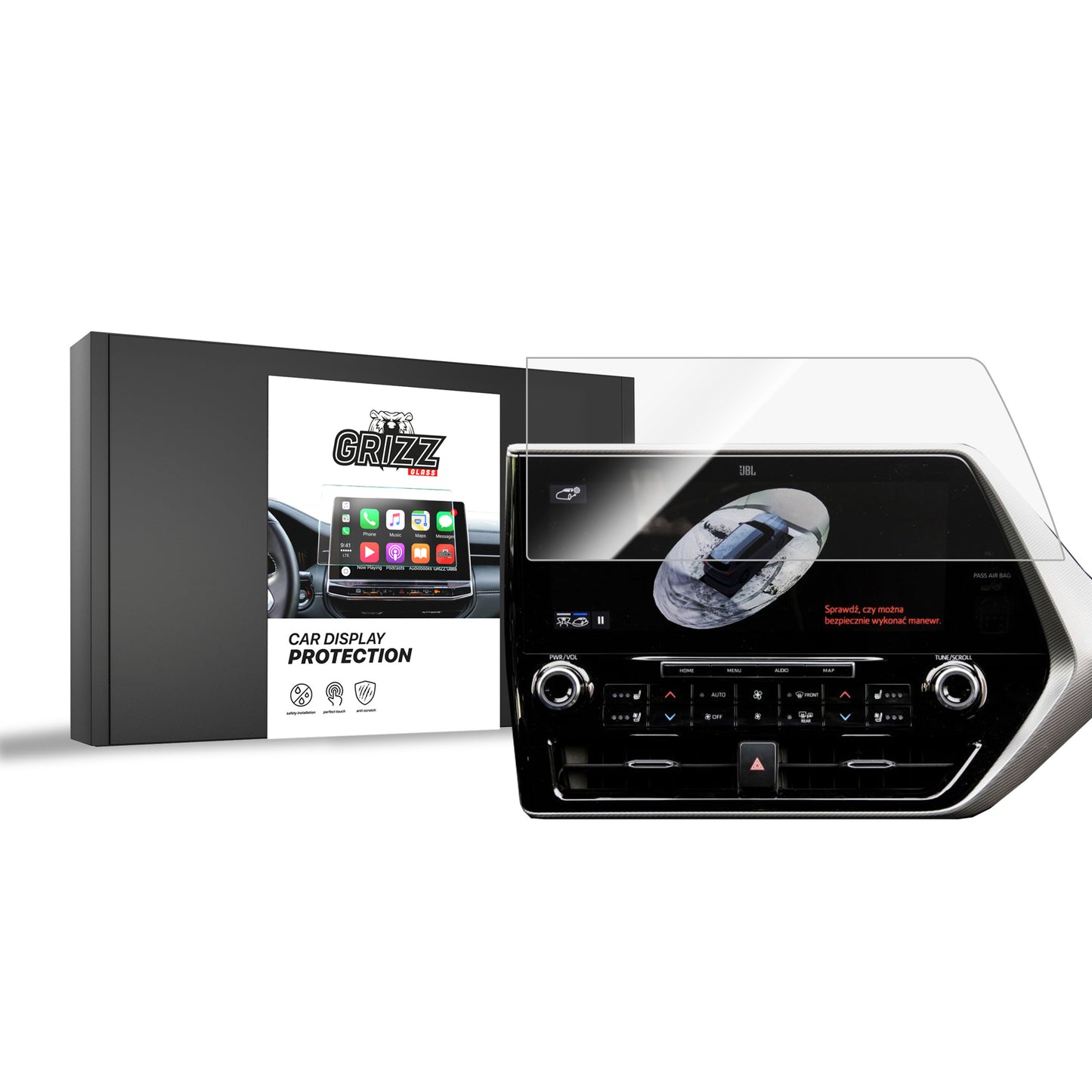 Ceramic screen film Toyota Highlander (2019-2025) Grizz