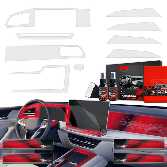 9in1 Grizz protective interior film Volkswagen VW Passat B9 15" (2024-2025) Anti-fingerprint PianoSkin