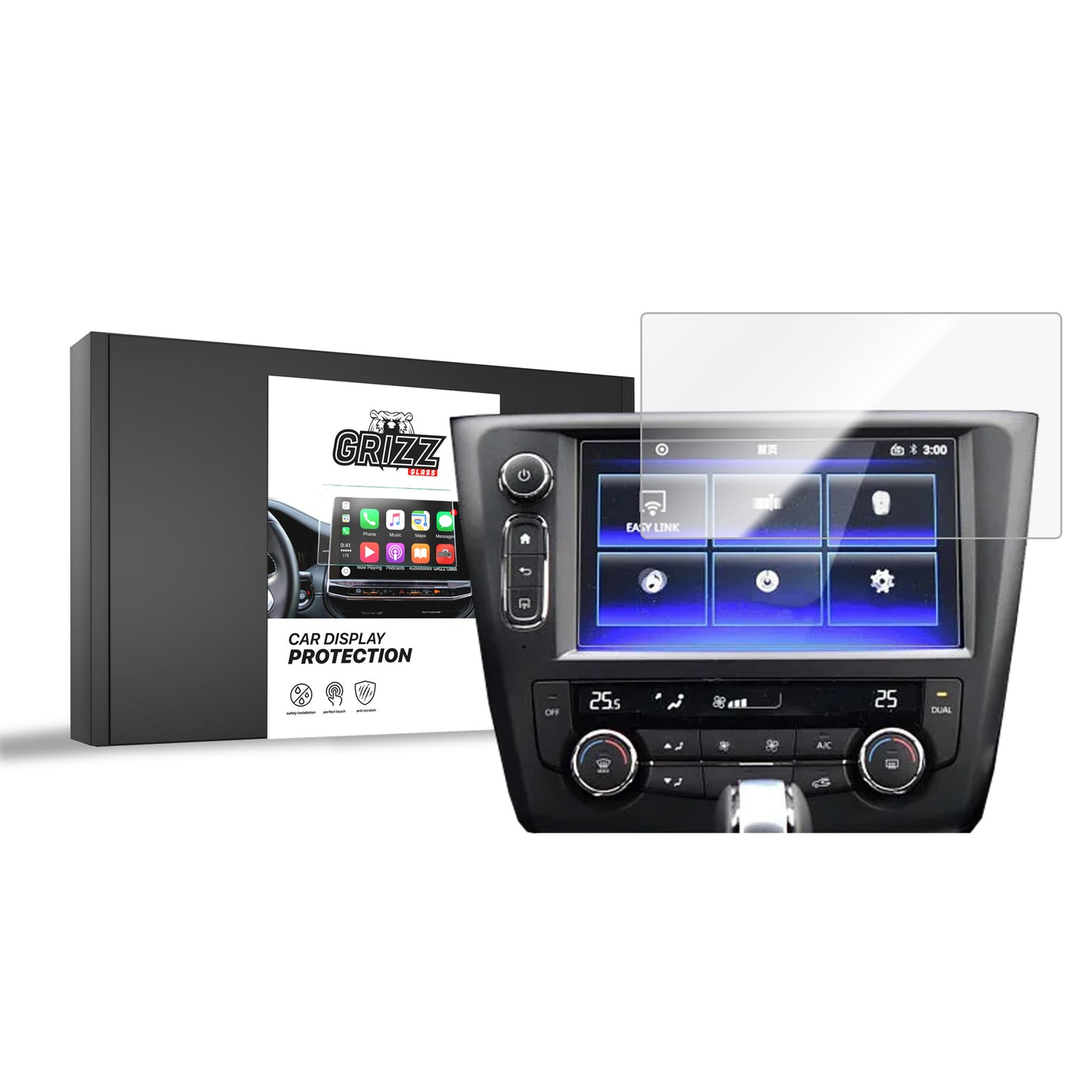 Ceramic screen film Renault Kadjar 9" (2016-2019) Grizz