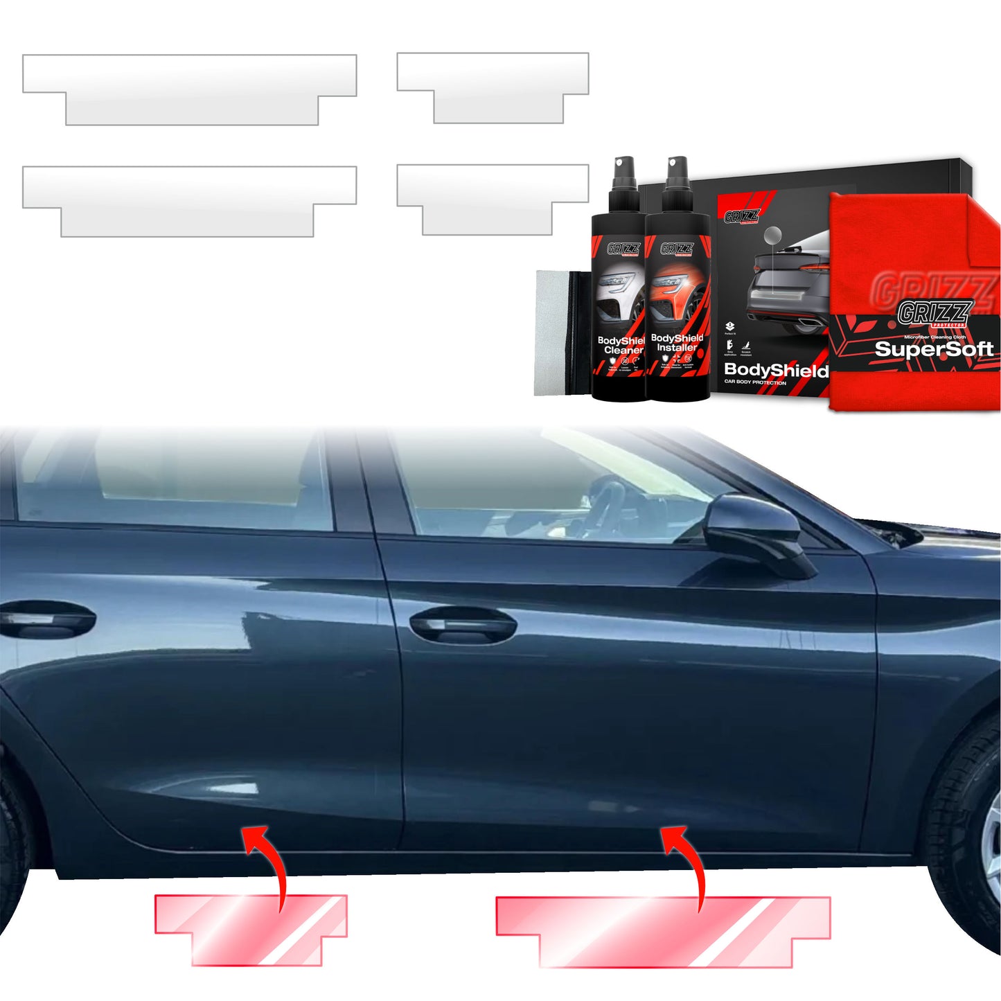 4in1 Protective film for sills for Seat Leon (2024-2025)