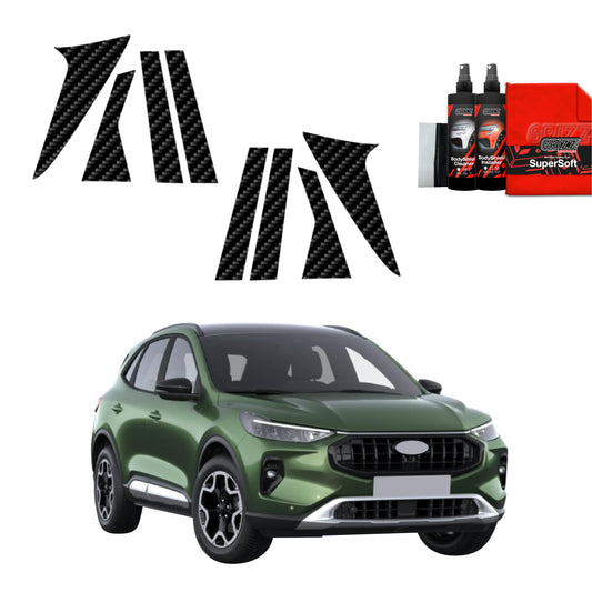 8in1 Anglies pluošto plėvelė statramsčiams Ford Kuga Titanium Facelift (2024-2025)