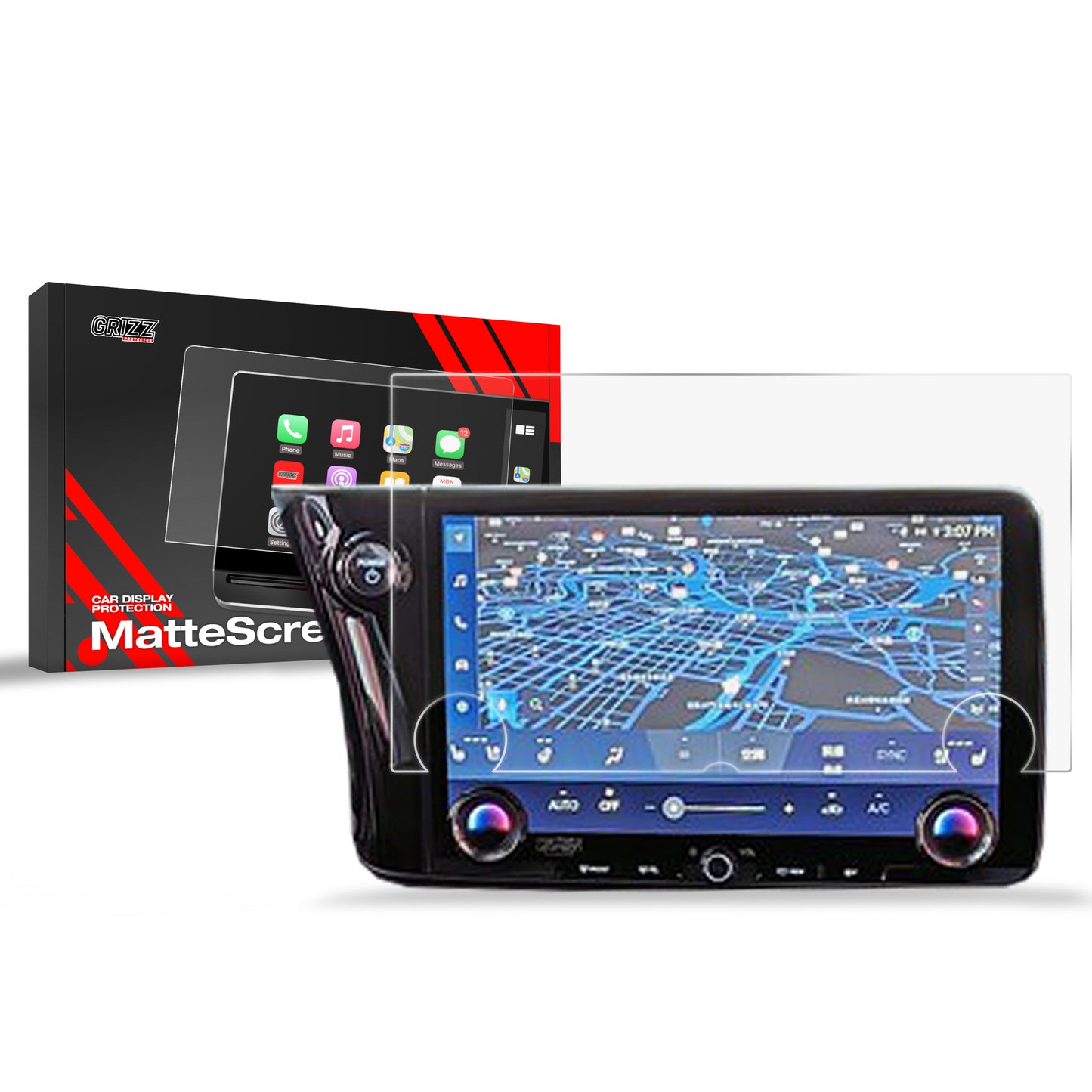 Anti-fingerprint screen film Lexus LM (2023-2025) Matte Grizz