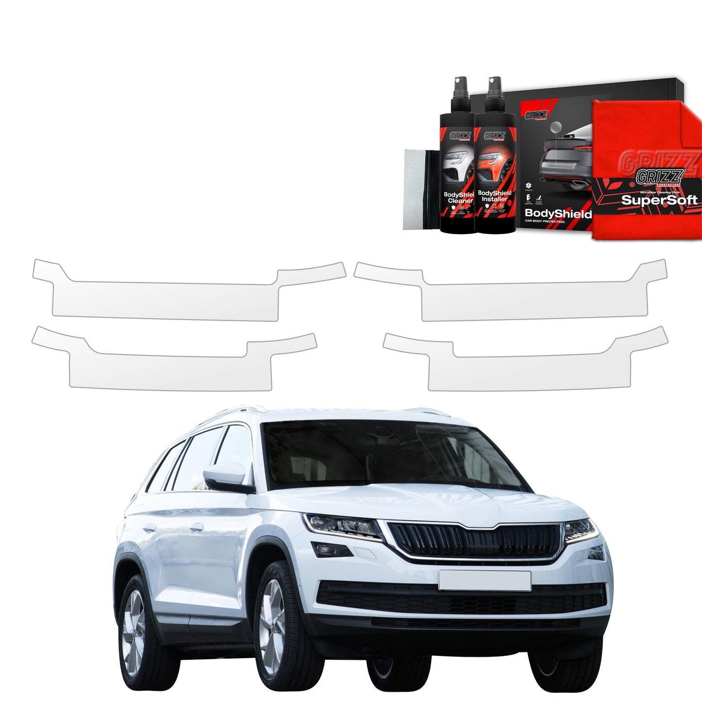 4in1 Protective film for sills for Skoda Kodiaq (2016-2023)