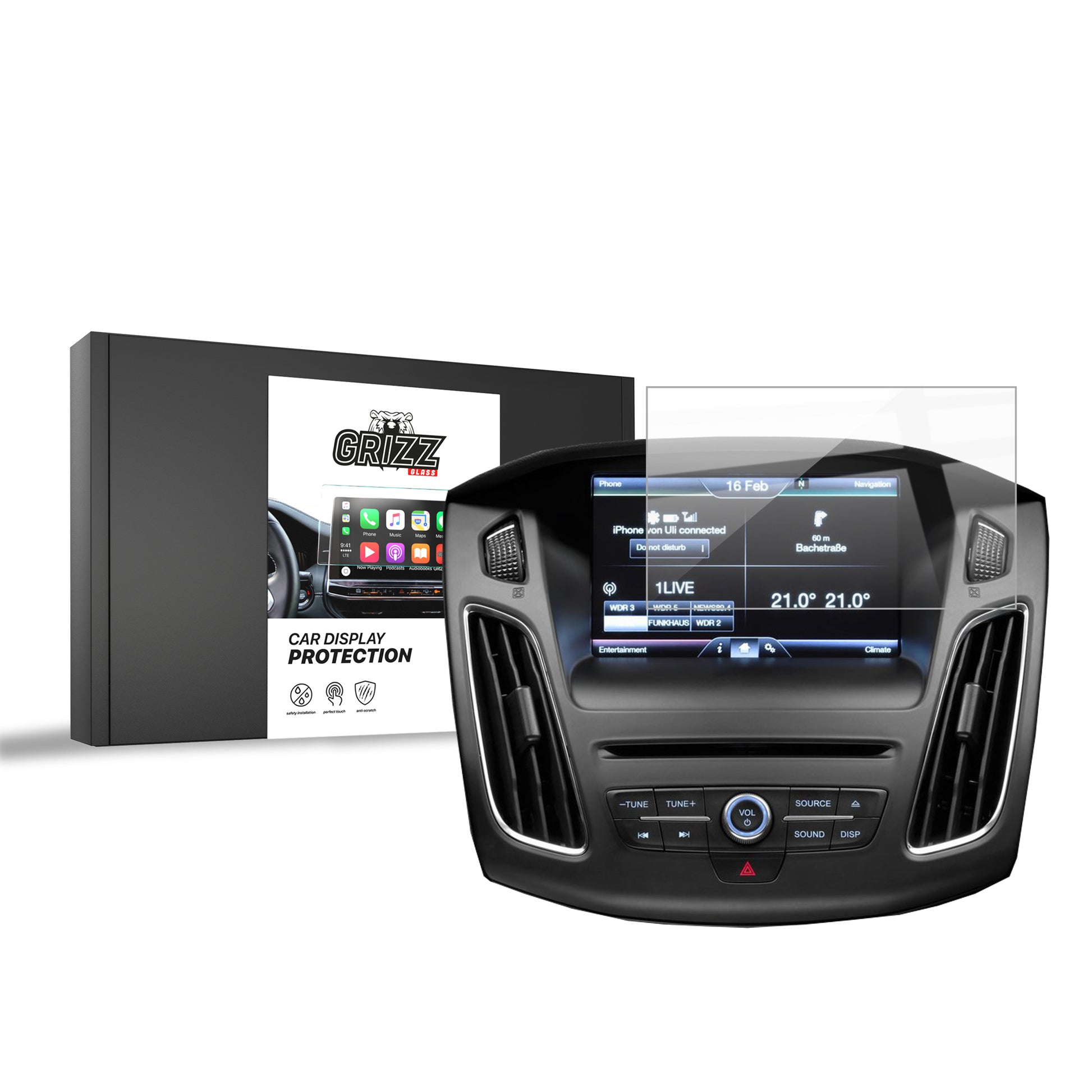 Ceramic screen film Ford Focus 3 Facelift (2014-2019) Grizz