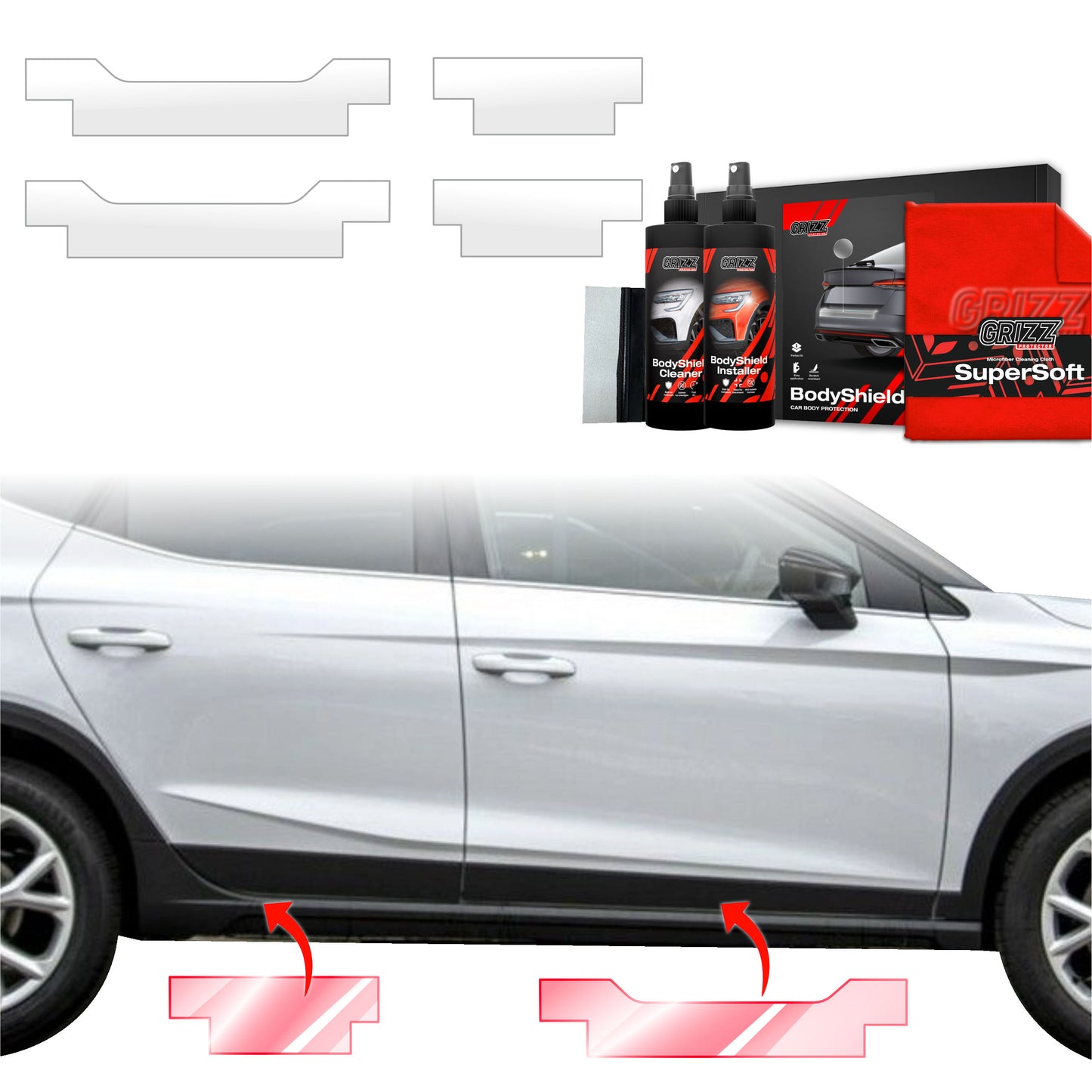 4in1 Protective film for sills for Cupra Leon Sportstourer (2024-2025)