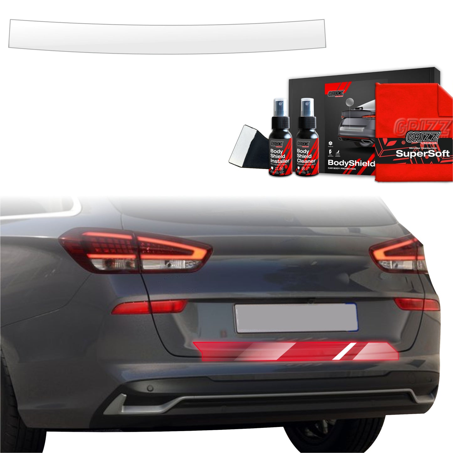 Protective film for trunk threshold for Hyundai i30 Wagon (2020-2025)